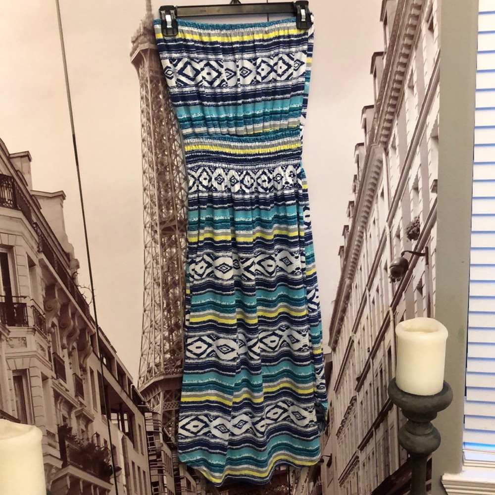 Olagaci strapless dress